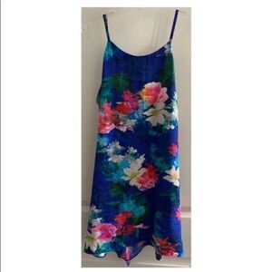 Amanda Uprichard Floral and Ruffle Dress like New